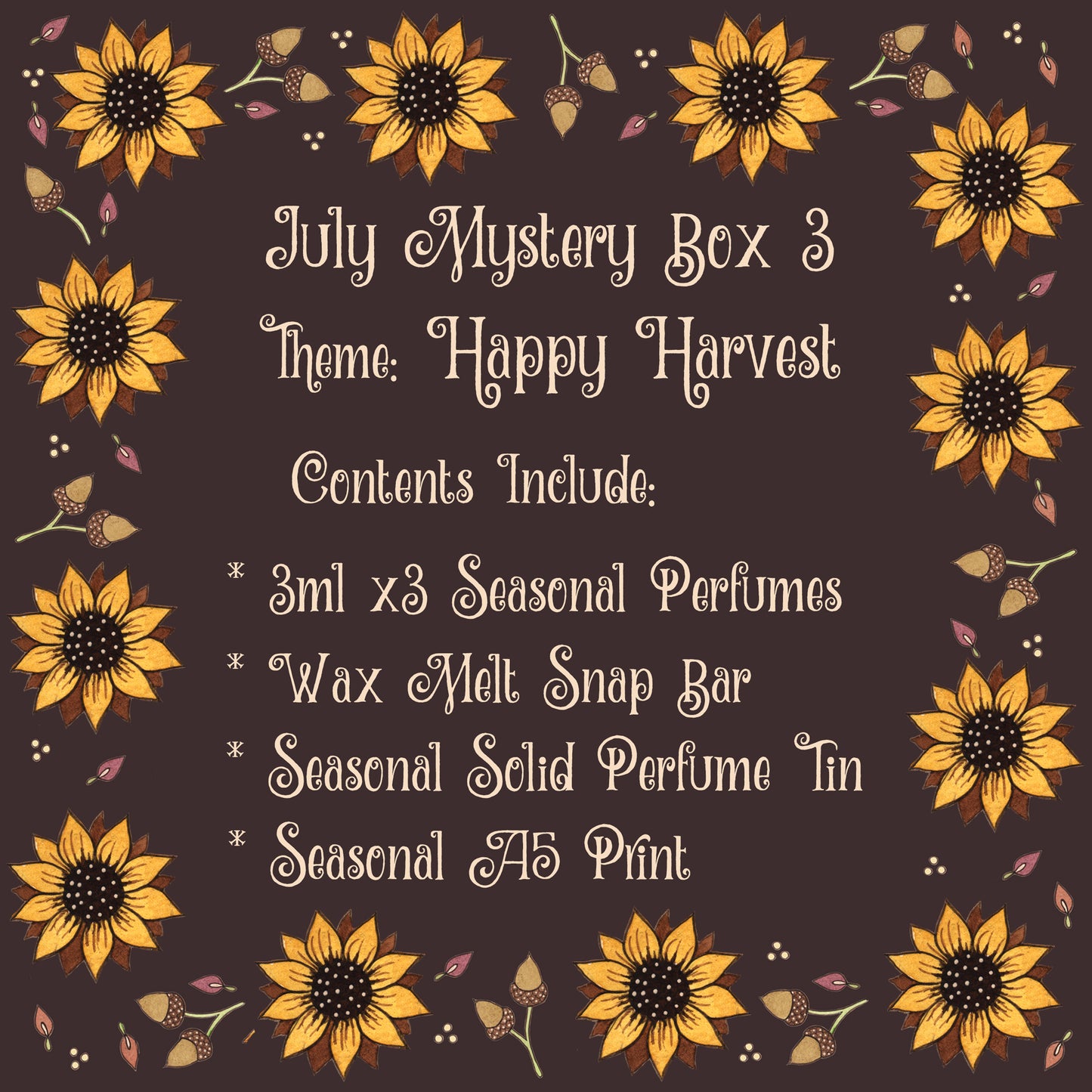 READY TO POST! July Mystery Box 3 - Box Number 16 Theme: Happy Harvest - Limited Edition Spooky & Whimsical Halloween Themed Gift Box