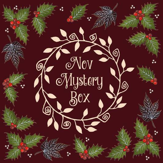 READY TO POST! November Mystery Box - Box Number 15 Theme: Yule - Limited Edition Spooky & Whimsical Festive Winter Themed Gift Box