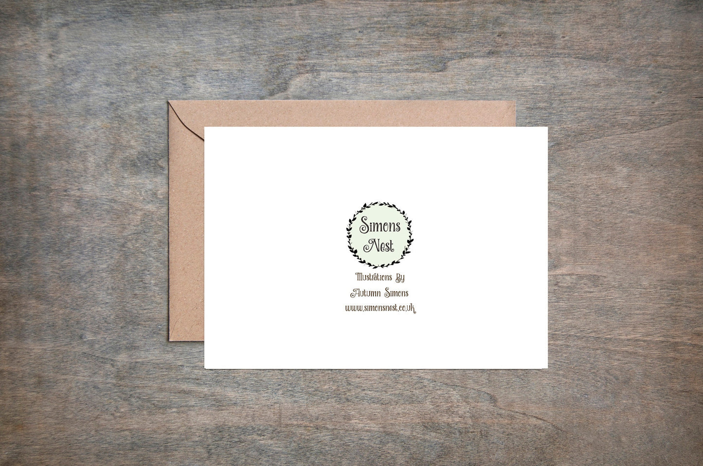 Badger Woodland Wedding Card & Envelope - Cute Woodland Congratulations Engagement Love Card - Forest Nature Wedding - Bride And Groom Card