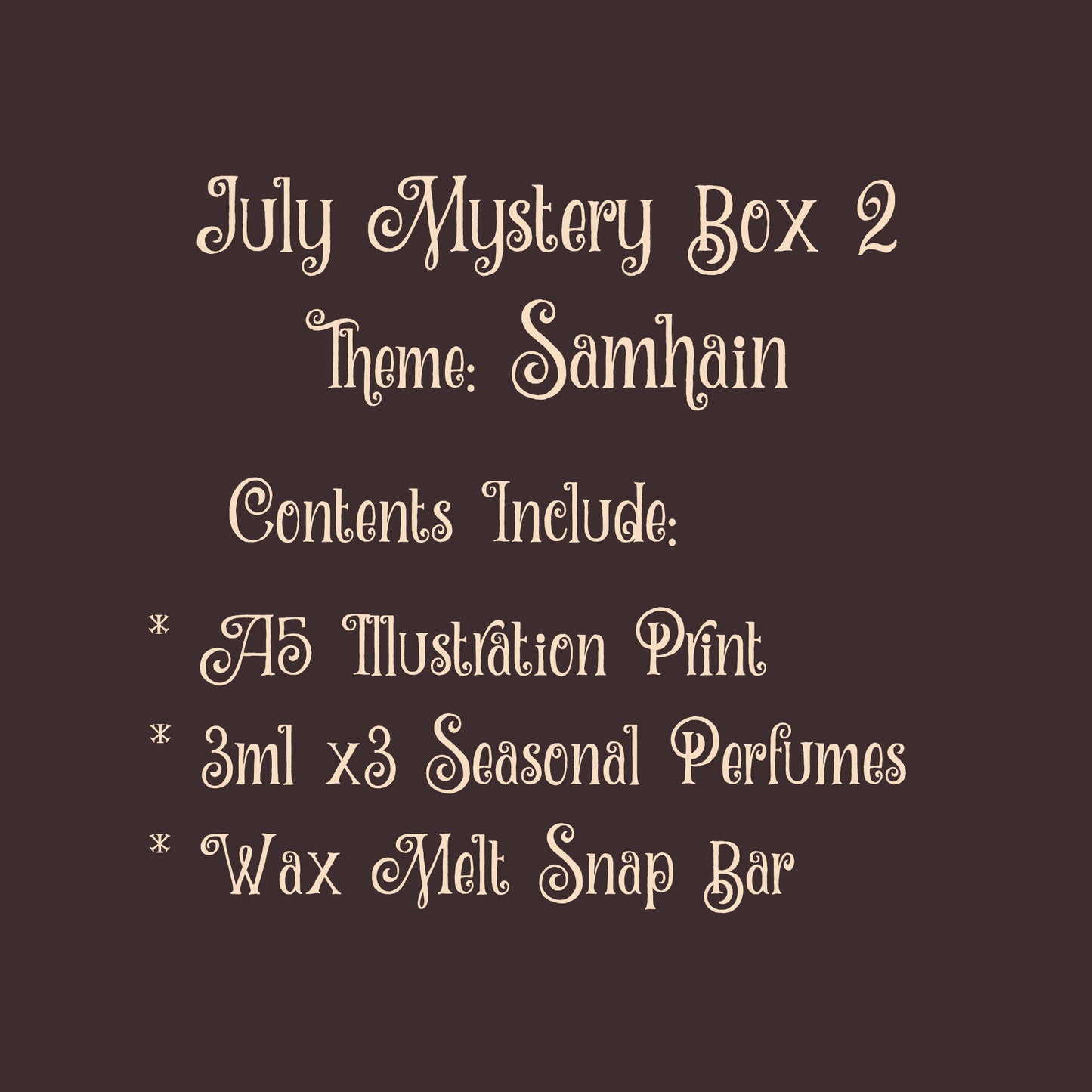READY TO POST! July Mystery Box 2 - Box Number 14 Theme: Samhain - Limited Edition Spooky & Whimsical Halloween Themed Gift Box