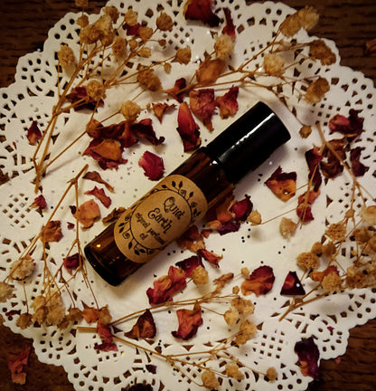Quiet Earth Original Perfumed Oil - Spring Literary Collection Roll On Fragrance - Patchouli, Juniper, Petrichor, Spearmint, Vetiver, Frankincense & Cedarwood - Earthy & Aquatic Vegan Oil Blend