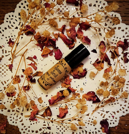 Same Soul Original Pure Blend Perfumed Oil - Spring Literary Collection Roll On Fragrance - Damask Rose, Pink Grapefruit, Jasmine, Sweet Orange, Ylang Ylang & Vanilla - Sweet & Floral Vegan Oil Blend