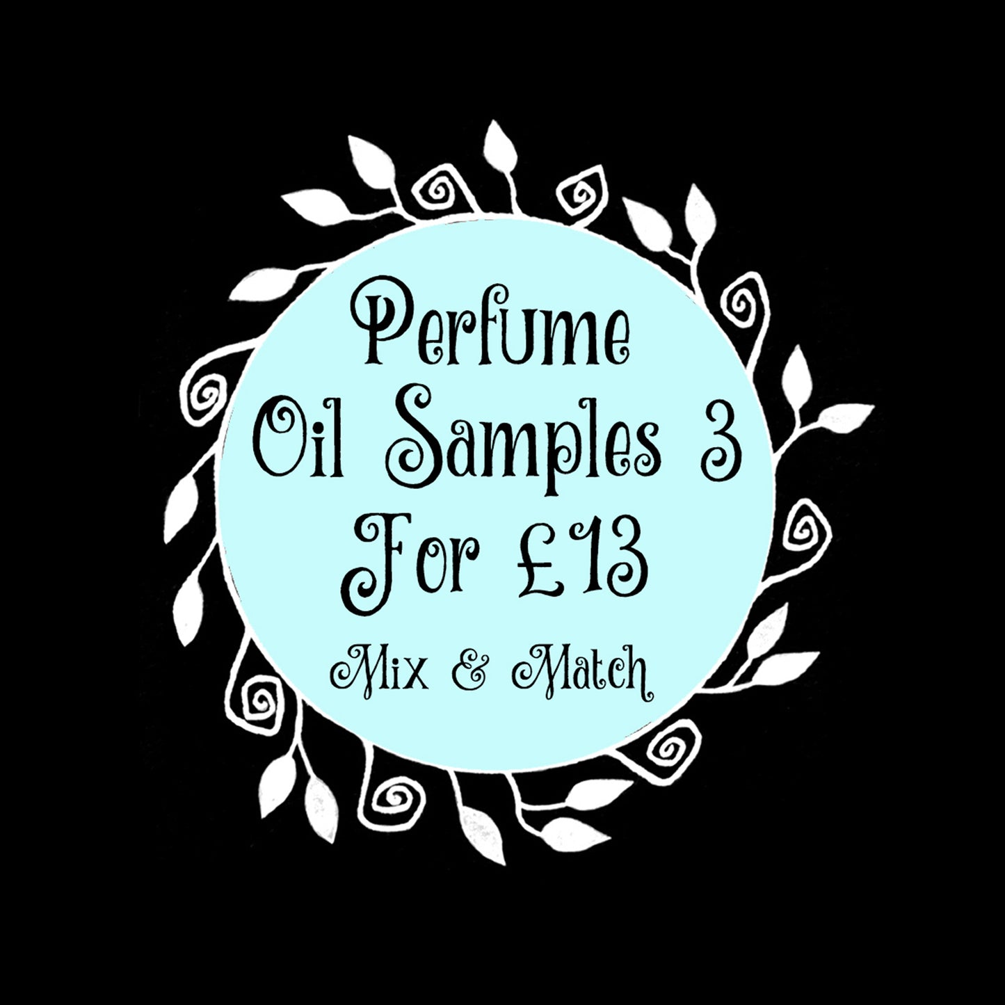 Special Offer! Any 3 Perfume Oil Samples For 13 Pounds  - 3ml Original Perfumed Oil Roll On Fragrances - Custom Set Of Vegan Oil Blends