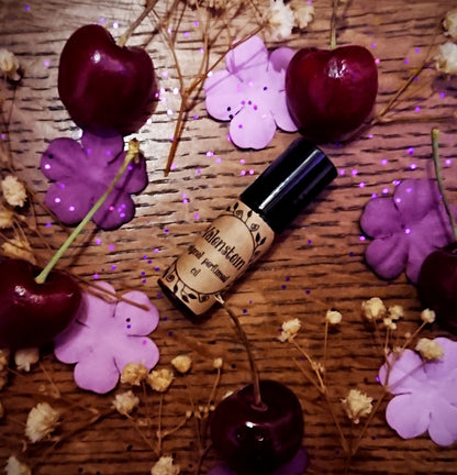 Valenstein Original Perfumed Oil - Romantic Spring Collection Roll On Fragrance - Black Cherry Cola, Deep spices, Almond & Vanilla Bourbon Vegan Oil Blend