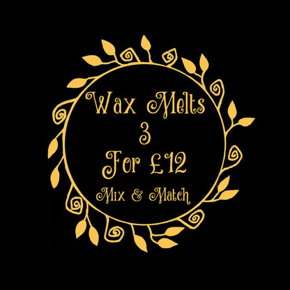 Any 3 Wax Melt Bars For 12 Pounds - Spring Summer Autumn Winter Halloween Christmas Fragranced 5 Segment Wax Melt Bars