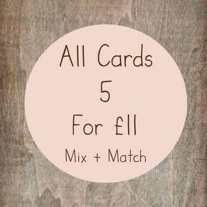 Spiced Apple Greetings Card & Envelope - Whimsical Cosy Hot Mulled Apple Cider Winter Christmas Card - Coffee Shop Cup Cafe Hot Drinks  Card