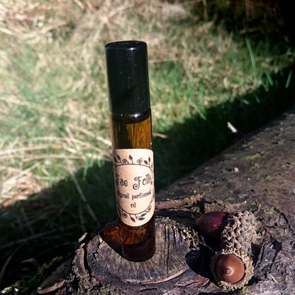 Fae Folk Original Perfumed Oil - Spring Summer Fairy Pixie Roll On Fragrance - Floral Violet Forest Berries Bergamot Vetiver Vegan Oil Blend