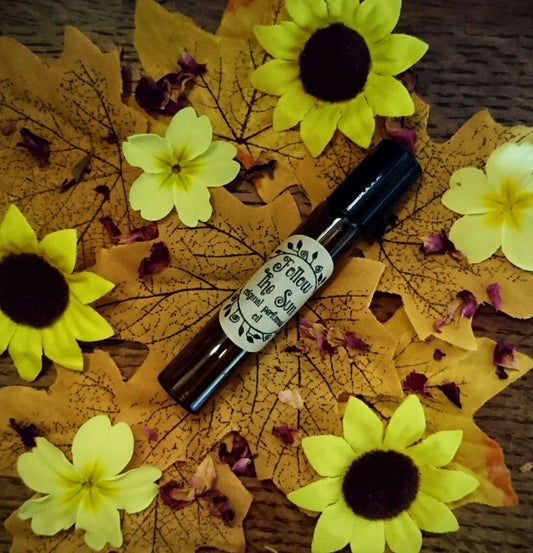 Follow the Sun Original Perfumed Oil - Spring Summer Roll On Fragrance - Sweet Orange Grapefruit Lemon Lime Neroli Apple Vegan Oil Blend