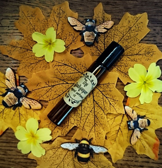 The Beekeeper Original Perfumed Oil - Spring Summer Roll On Fragrance - Jasmine Lily Neroli Ylang Ylang Honey Sweet floral Vegan Oil Blend