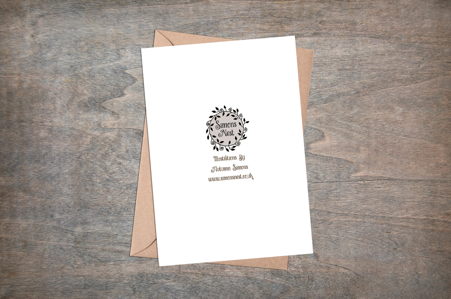 Spring Ladybug Greetings Card & Envelope - Spring Summer Ladybird Card - Cute Peach Ladybug Card - Cottagecore Wildflower Floral Garden Card