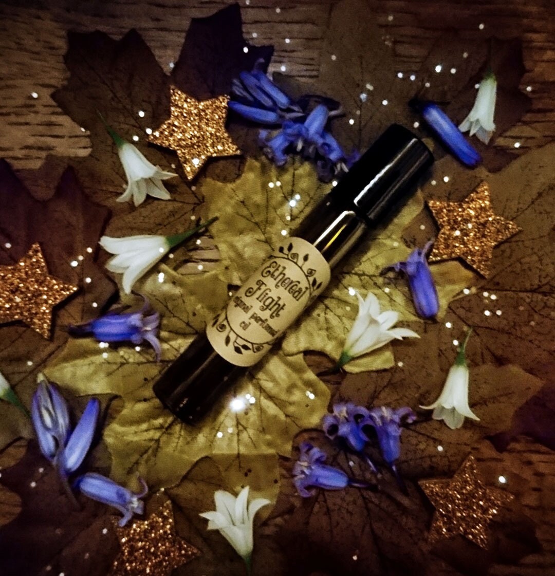 Ethereal Flight Original Perfumed Oil - Spring Summer Collection Roll On Fragrance - Candyfloss Strawberry Vanilla Fruity Vegan Oil Blend